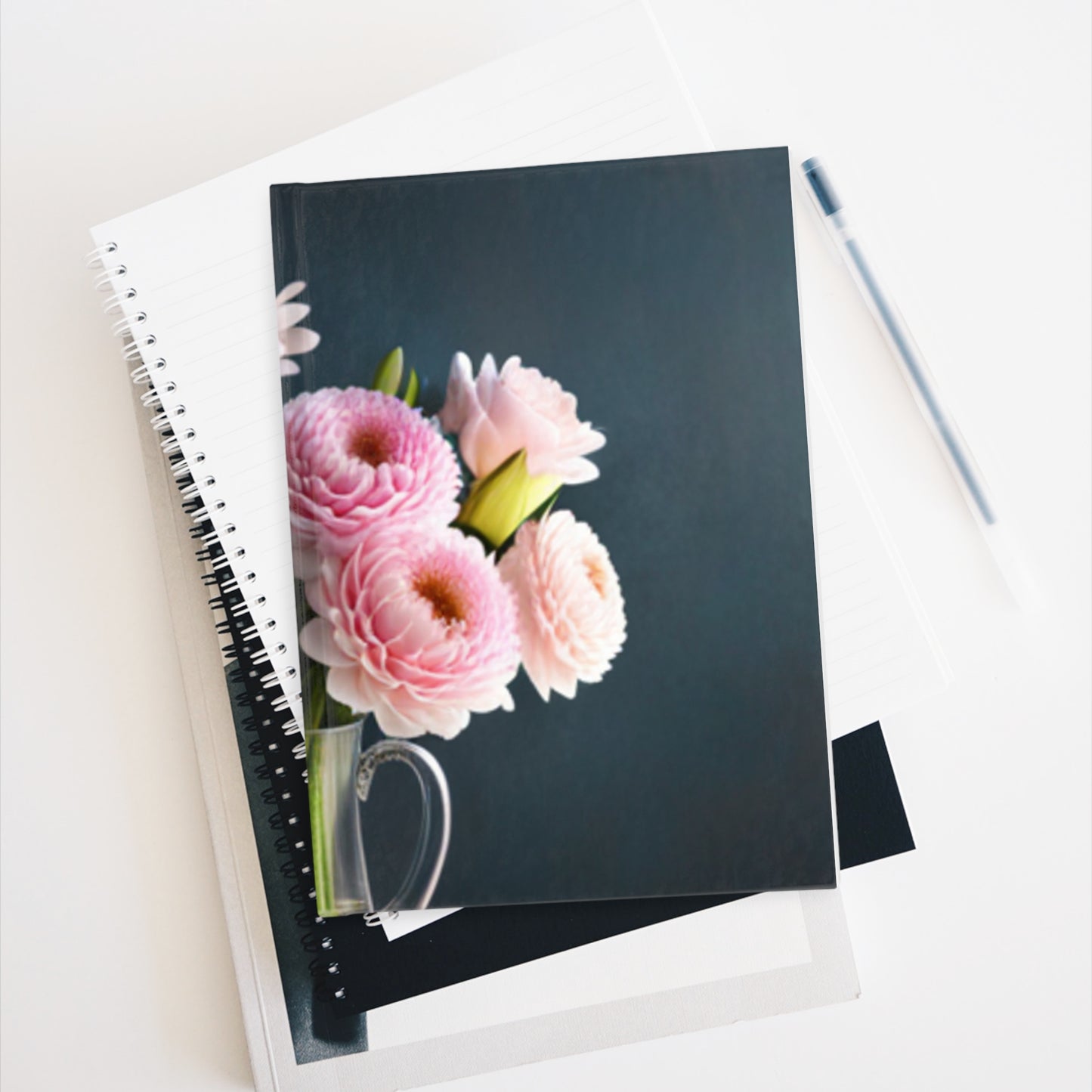 Pink Flowers Journal