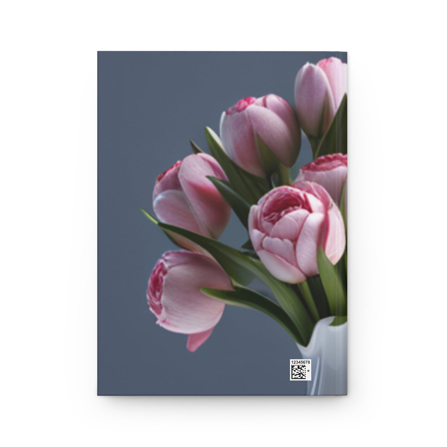 Pink Roses Vase Matte Hardcover Journal